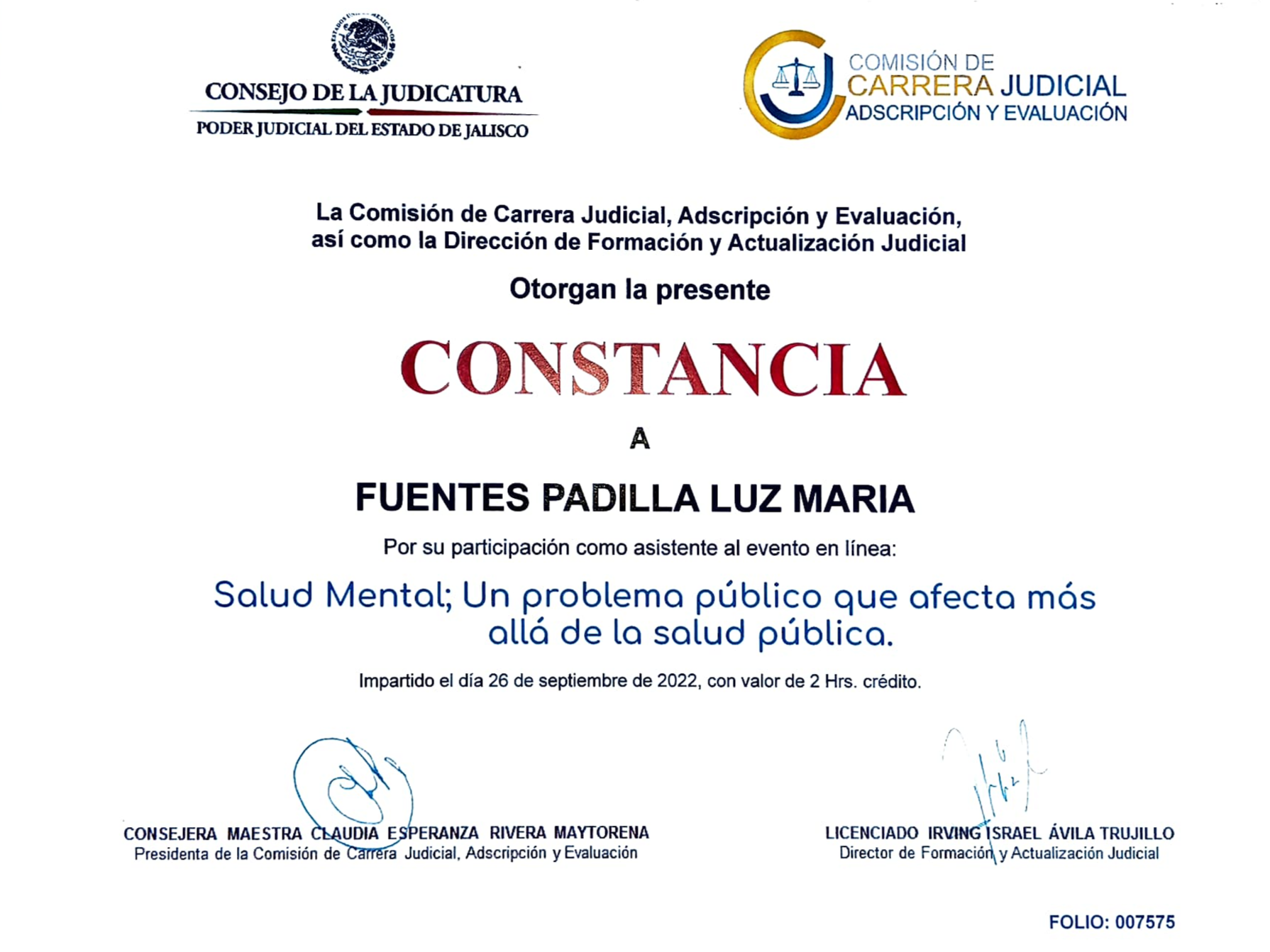 Diplomado en Terapia Psicológica